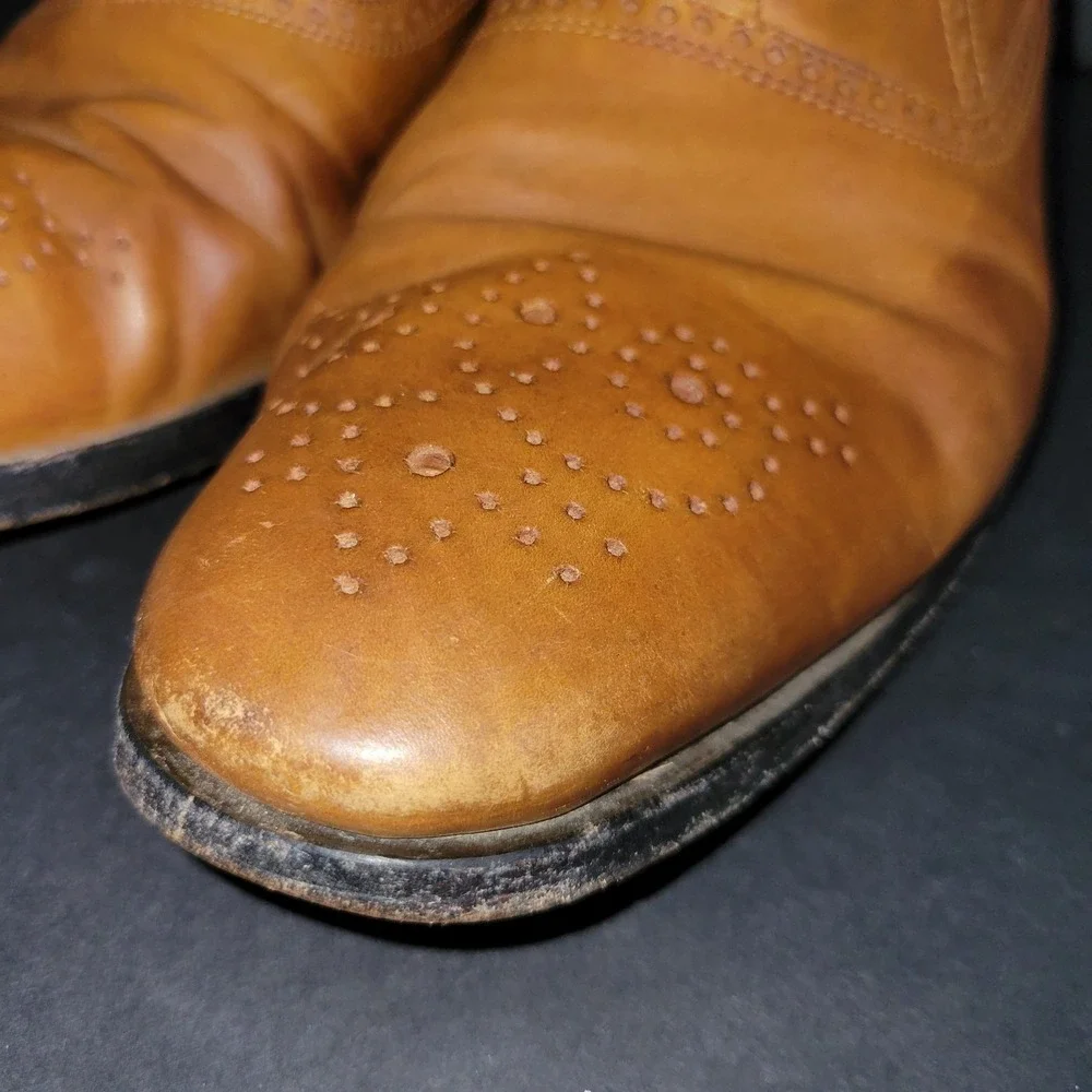 Allen Edmonds Siena Brogue Dress Shoes Men's Size 10.5D Oxford Brown